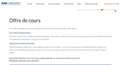 Desktop Screenshot of immersionlinguistique.com